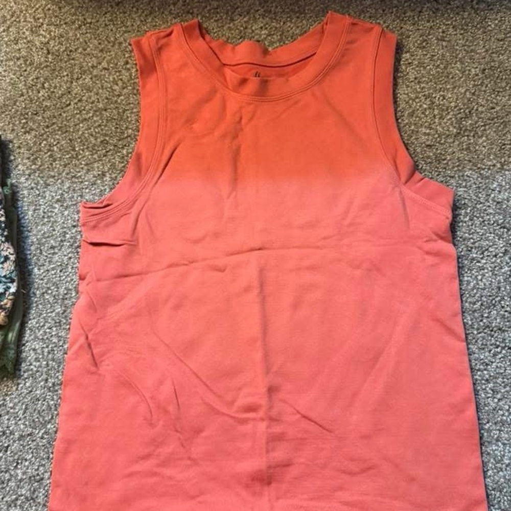 BKE Women's Coral Sleeveless Muscle Tee